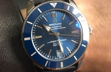 一眼定情 42mm海洋文化二代钢链蓝盘