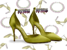 BVLGARI宝格丽与著名鞋履设计师MANOLO BLAHNIK 携手打造璀璨珠宝高跟鞋