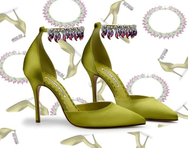 BVLGARI宝格丽与著名鞋履设计师MANOLO BLAHNIK 携手打造璀璨珠宝高跟鞋