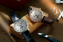 康斯登推出两款全新超薄月相自家机芯腕表