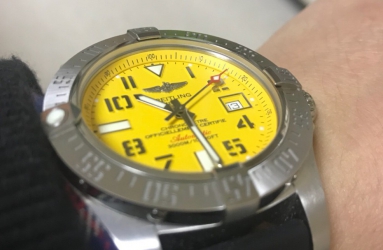 黄狼真是越来越爱  入手百年灵深潜海狼腕表