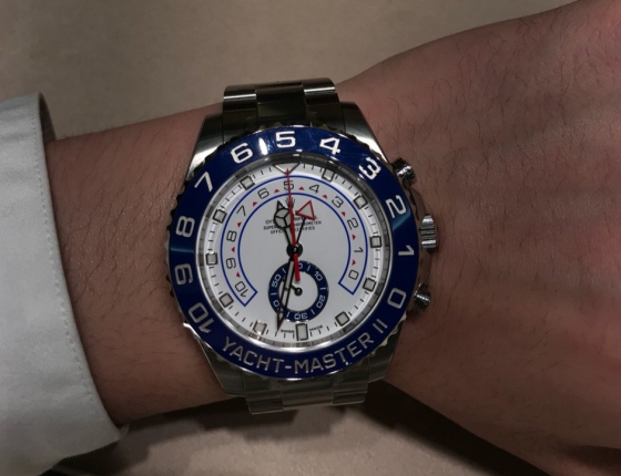 不再执着小蓝针 入手劳力士yachtmaster II 