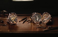 钟表与金雕工艺的绝美融合：Blancpain宝铂Villeret赤铜工艺大马士革金雕腕表