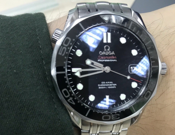 当初水鬼的替代品 欧米茄海马300入手记