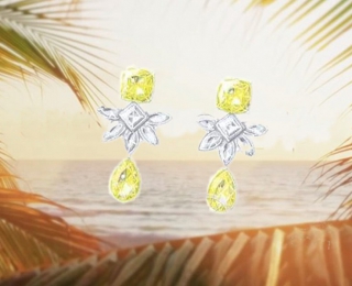 如阳光般明媚，像向日葵般温暖的Sunny Side Of Life黄钻珠宝