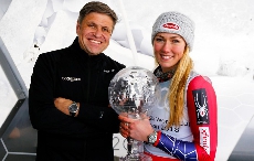 浪琴表优雅形象大使米凯拉·席弗琳赢得第二个“国际滑雪联会高山滑雪世界杯”总冠军荣衔