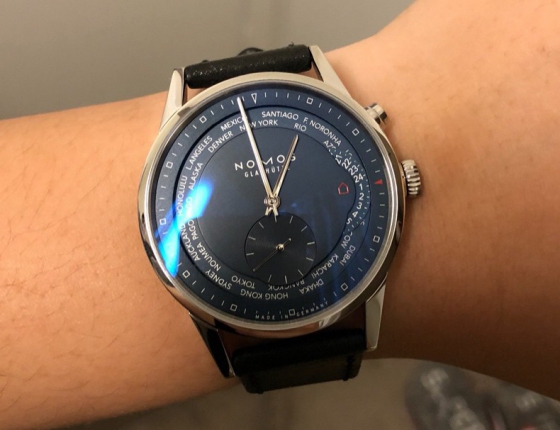 NOMOS给了个大惊喜 入手ZURICH807世界时