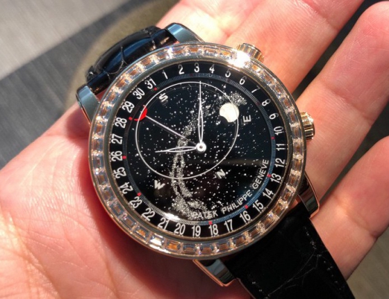 星空配月相才最浪漫 入手百达翡丽6104G