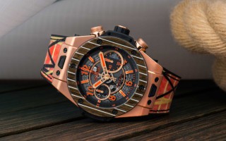 Hublot宇舶表推出Big Bang Unico Teak Italia Independent限量计时码表
