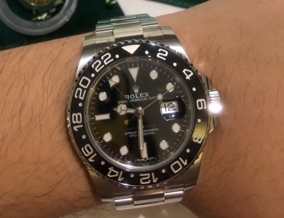 长的像水鬼就成抢手货 入手劳力士绿针GMT
