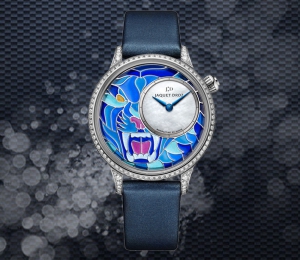 彰显华贵典雅之美 品鉴雅克德罗艺术工坊时分小针盘腕表