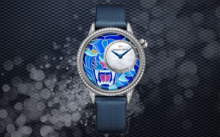 彰顯華貴典雅之美 品鑒雅克德羅藝術工坊時分小針盤腕表