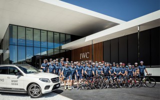 竞逐TORTOUR自行车赛 IWC万国表襄助瑞士劳伦斯基金会
