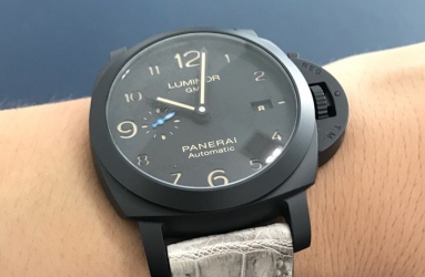 所有材质最中意黑陶瓷 入手沛纳海PAM01441