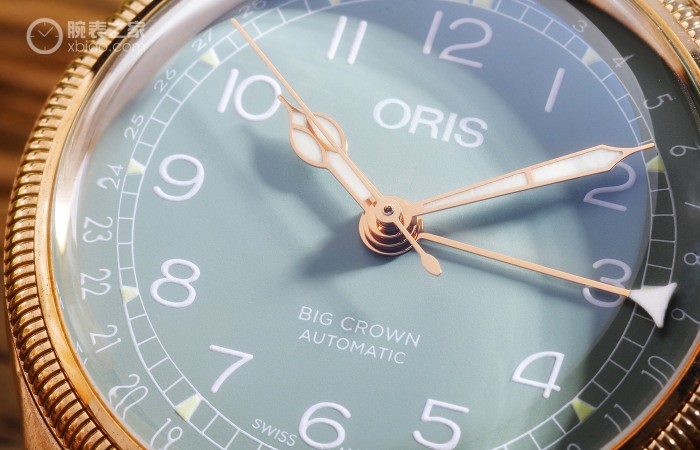 青铜时代 豪利时的航空系列大表冠指针式日历腕表