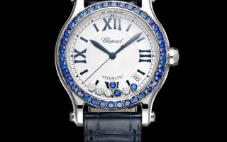 Chopard萧邦推出Happy Sport 36mm宝嘉尔蓝色自动腕表