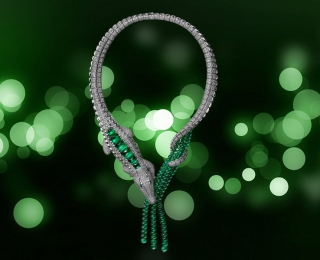 致敬玛莉亚﹒菲利克斯鳄鱼项链，卡地亚发布全新高级珠宝臻品