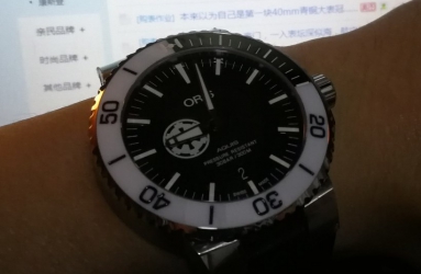 双色陶瓷表圈太漂亮 豪利时星战白兵入手记