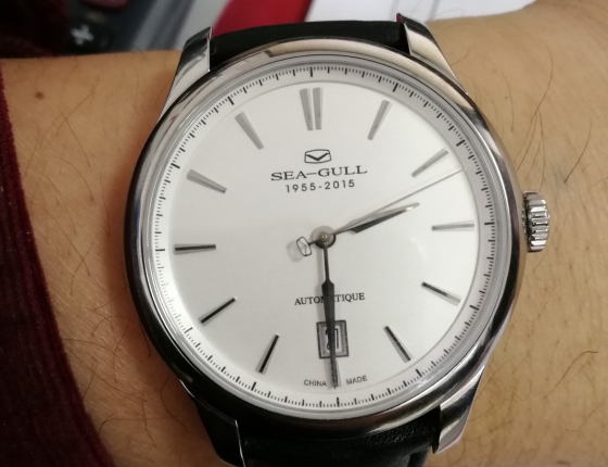 手表和美女是一样的 看中海鸥60周年纪念款