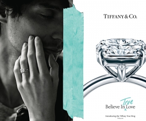 蒂芙尼发布全新“相信爱”系列广告大片，以 Tiffany True系列订婚钻戒致敬真爱