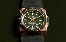 独一无二的BR03-92 DIVER绿色青铜版潜水腕表发布
