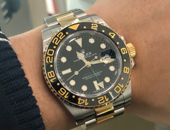找了各种买表的借口 终入劳力士间金GMT