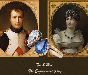 拿破仑对约瑟芬的一往情深，在婚前的一枚戒指上就暴露了