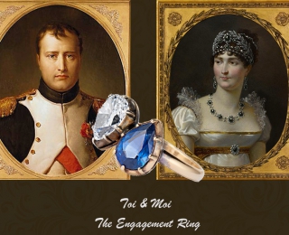 拿破仑对约瑟芬的一往情深，在婚前的一枚戒指上就暴露了