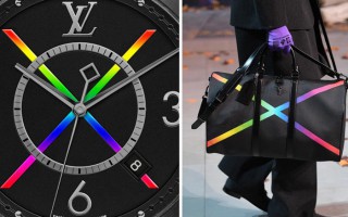 路易威登推出Tambour Slim Rainbow彩虹腕表