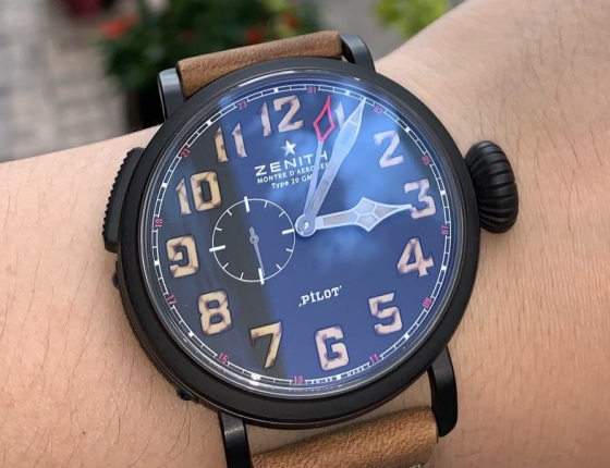 实物配得上惊艳二字 入手真力时飞行员GMT