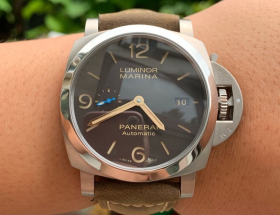媳妇帮我实现了梦想 终入沛纳海PAM01351