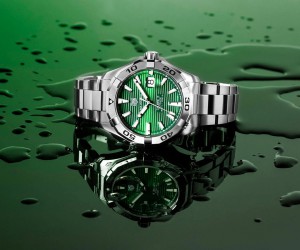TAG Heuer泰格豪雅競潛系列新增兩款翡翠綠盤腕表