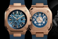 蓝金配响应Only Watch：Bell & Ross推出BR 05 Skeleton Gold Blue