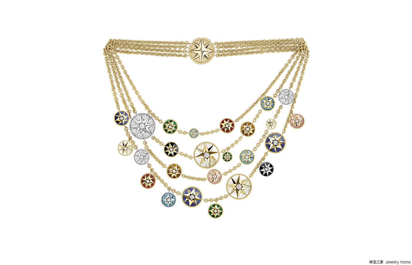 Dior 迪奥 Rose des Vents 罗盘玫瑰手链 | iDaily Jewelry · 每日珠宝杂志