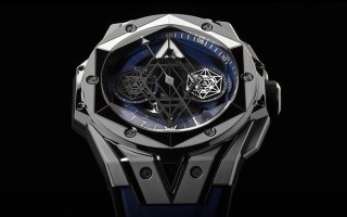 【视频】这款表有刺青 Hublot宇舶表Big Bang Sang Bleu II刺青蓝色腕表