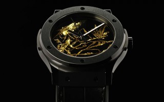 【视频】可以采金的表 Hublot宇舶表经典融合黄金晶体腕表