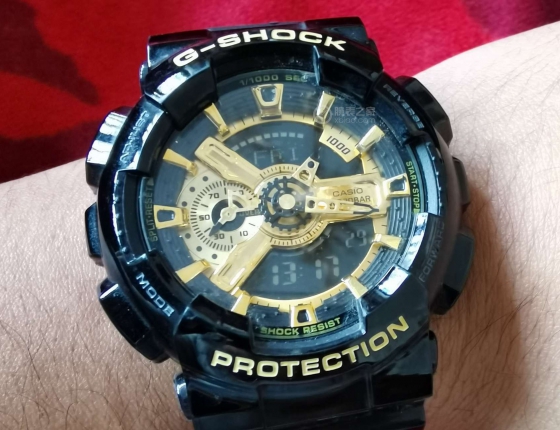 当时还对方块不感冒 买入卡西欧黑金G-shock