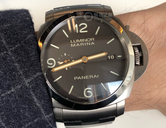 钛金属表链太少出现 结缘沛纳海PAM00352