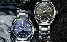 欧米茄推出两款全新配色的海马系列Aqua Terra 150米腕表