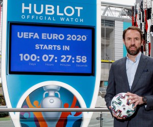 Hublot宇舶表携手索斯盖特 开启2020年欧洲杯100天倒计时