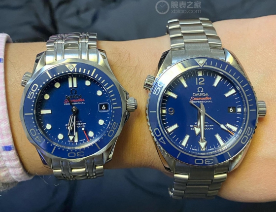 36.25mm表盘挺少见 分享欧米茄老海马300
