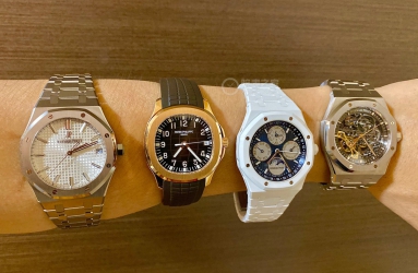 上手感觉就是不一样 分享百达翡丽金手雷