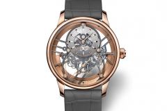 雅克德罗(JAQUET DROZ)大秒针镂空腕表(GRANDE SECONDE SKELET-ONE)展现两种全新面貌