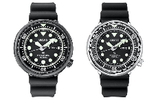 精工推出“Tuna”金枪鱼S23631和S23629专业潜水腕表