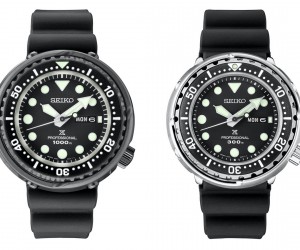 精工推出“Tuna”金槍魚S23631和S23629專業潛水腕表