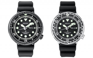 精工推出“Tuna”金枪鱼S23631和S23629专业潜水腕表