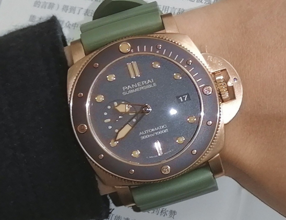 沛纳海真让人欲罢不能 又入手青铜款PAM968