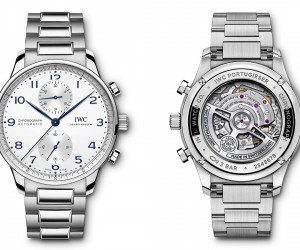 瑞士制表名家沙夫豪森IWC萬國表推出全新精鋼表鏈款式葡萄牙系列計時腕表