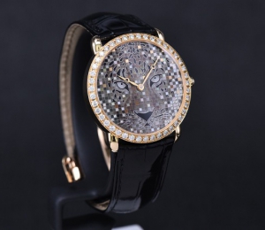 高級制表與珠寶工藝的完美融合 品鑒卡地亞REGARD DE PANTHèRE獵豹造型腕表