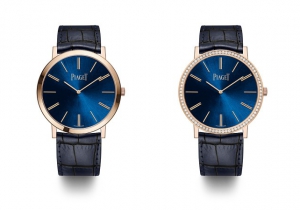 迷人蓝调 无惧时光 PIAGET伯爵推出两款全新Altiplano至臻超薄系列限量腕表
